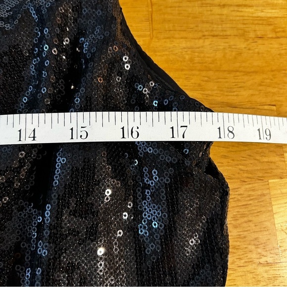 WHITE HOUSE BLACK MARKET Sequined Dress with Rope Belt - Picture 10 of 14